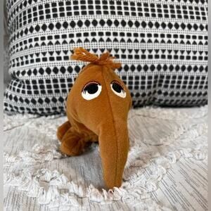 Vintage 1997 Sesame Street‎ Beans Mr Snuffleupagus Plush TYCO